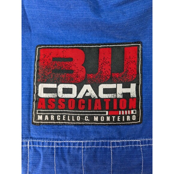 BJJ COACH ASSOCIATION OFFICIAL COMPETITION TRAINING BJJ Blue Gi UNIFORM A3 - Picture 14 of 16